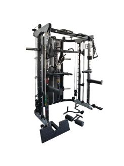 G12™ All-In-One Trainer - Stazione Multifunzione Doppia Pulley (90,5 kg), Multipower, Power Rack e Leg Press