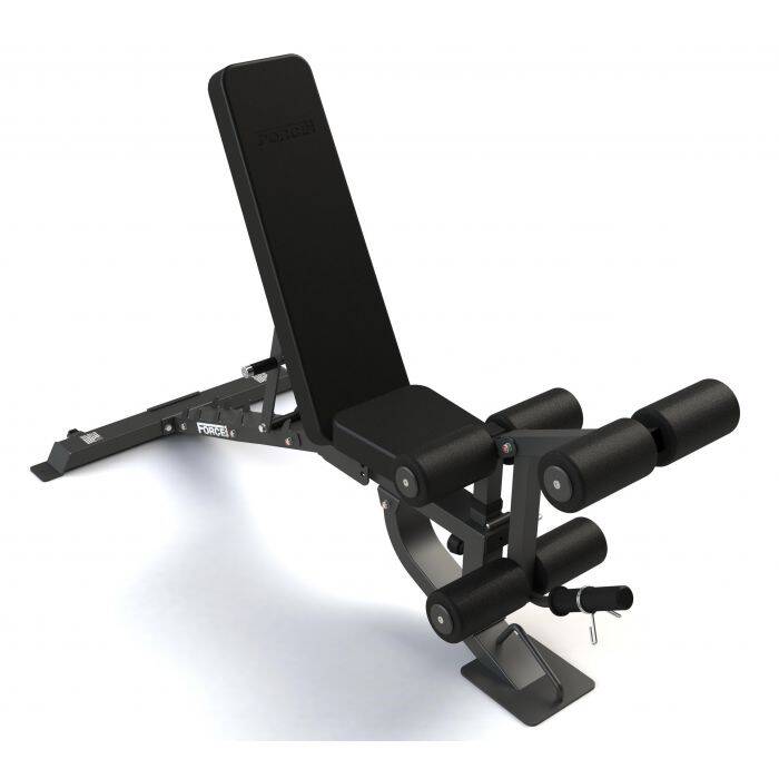 Force USA MyBench - Panca regolabile con Bicep Curl e Leg Extension